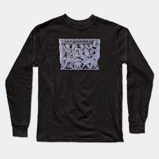 Greek Marble Battle Relief - Image 3 Long Sleeve T-Shirt